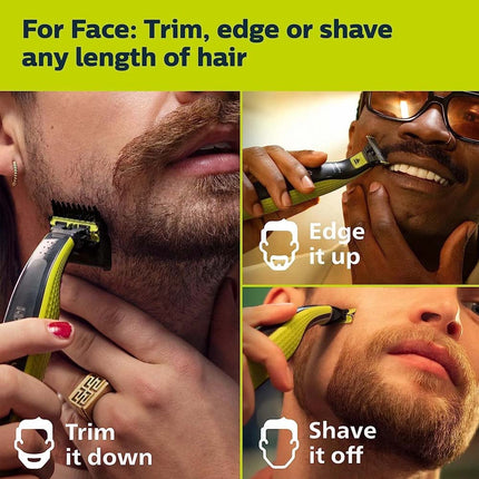 3Pcs Shaver Replacement Blade For Philips QP420/60 For OneBlade 360 Blades Electric Shaver Trimmer