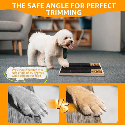 File Mat Scratch Board Pet Nail Care Grind Nails Food Box Dog Scratching Pad