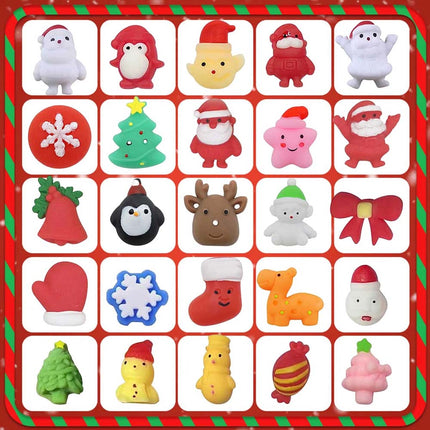 24 Days Countdown Calendar Christmas Advent Calendar Cute Squishy Toy Gift