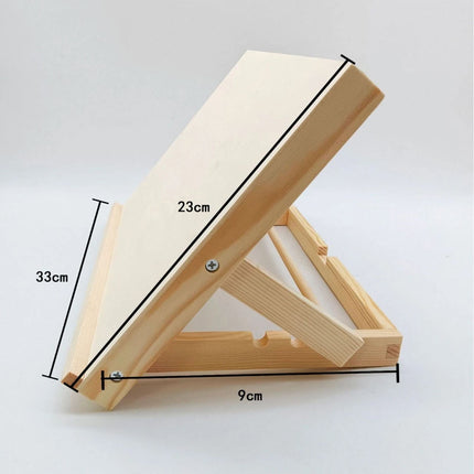 Tabletop Art Easel for Painting Foldable Wood Adjustable Desktop Painting Easel