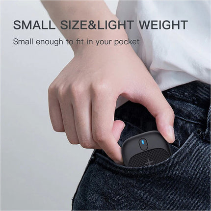 Wearable Bluetooth Speaker Clip-On Wireless Portable Speaker Built-in Mics