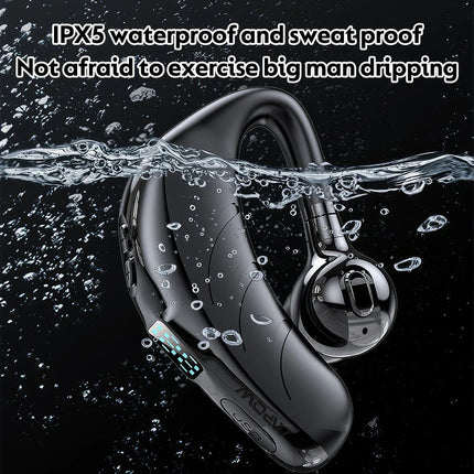 Trucker Handsfree Wireless Earpiece Bluetooth 5.2 Single Earphone Earbud Headset