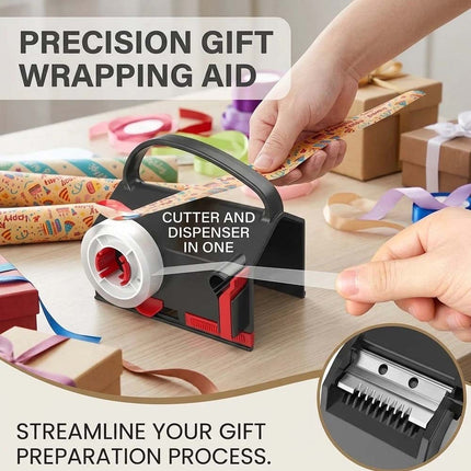Wrapping Paper Cutter Tool With 2 Tape And 1 Replace Blade For Christmas Gifts