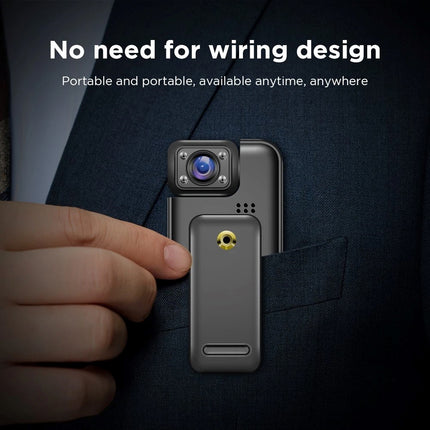 4K HD Mini WiFi Camera Police Body Cam Audio Video Recorder DVR Night Vision