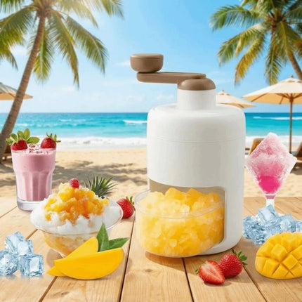 Ice Shaver Crusher Shredding Snow Cone Maker Machine Create Drink Tool
