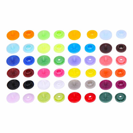 Plastic Snap Pliers Kit 300 Sets Fastener T5 Buttons Craft Sewing Tool Diy Pack
