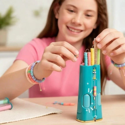 Make It Real Swift Clicks Heishi Bracelet Maker Kit DIY Girls Craft TikTok Viral