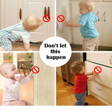 30PCS Magnetic No Drilling Cabinet Drawer Cupboard Baby Kids Safety Locks