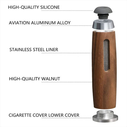 Handheld Ashtray Portable Car Cigarette Holder Ash Tray for Home Office Outdoor
