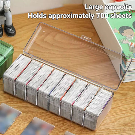 Trading Card Storage Box 700 Baseball Card Holder with Dividers for Sports Cards