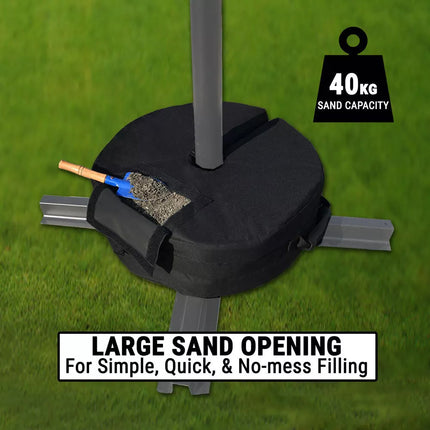 Umbrella Weight Sand Bag Base Stand Holder Outdoor Parasol Patio Beach Garden