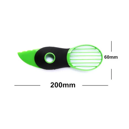 2pcs 3 In 1 Avocado Slicer Shea Corer Butter Fruit Peeler Cutter Pulp Separator