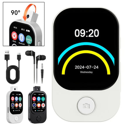 MP3 Player Touch Screen Bluetooth Music Speaker FM Radio Voice Recording W/ Cam