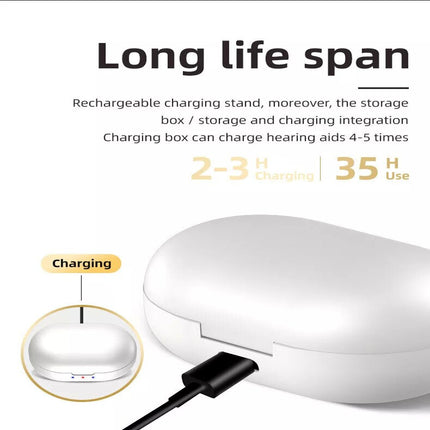 Digital Hearing Aids Invisible Noise Cancelling 16 Channels Sound Amplifier