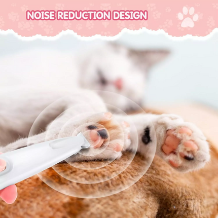 Dog Paw Trimmer Fully Waterproof Pet Hair Trimmer with LED Display Dog Clippers