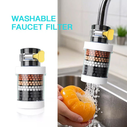 5 X Home Cartridge Faucet Tap Water Carbon Clean Purifier Filter Kitchen Tool