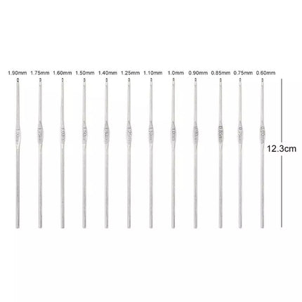 179Pcs Beginner Crochet Hooks Kit 5 Roll Yarn Knitting Needles Sewing Tools Set