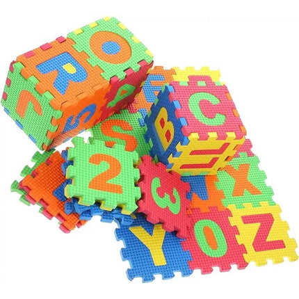 1.8X1.8M 144Pcs EVA Foam Floor Kids Mats Baby Alphabet Number Interlocking Mat