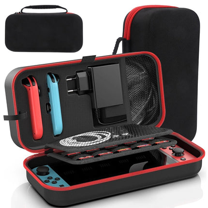 Carrying Case For Nintendo Switch OLED Hard EVA Shell With 20 Game Card Holders