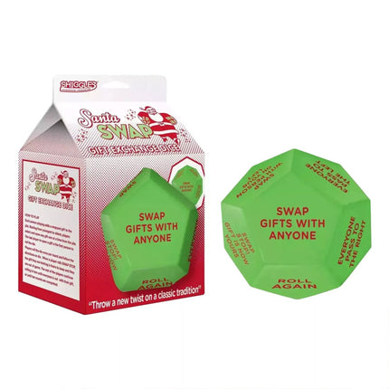 2Pcs Santa Swap Gift Exchange Dice Christmas Party Gift Exchange Dice Game 12 Sides