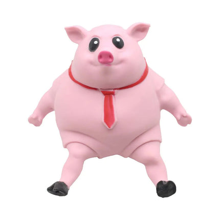 Decompress and Stretch Stress Pig Squeeze Piggy Stress Relief Funny Animals Toy