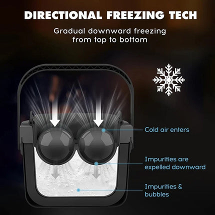 Crystal Whiskey Ice Sphere Mould 4 Clear Ice Balls Maker 6cm Food-Grade Silicone