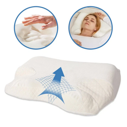 CPAP Contour Sleep Therapy Memory Foam Pillow Side Sleepers Removable Cover