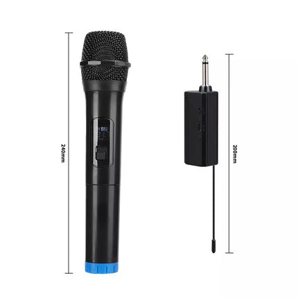 2X Wireless Microphone Handheld Cordless Professional Mic Receiver Karaoke