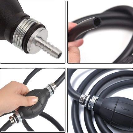 2.1M Fuel Line Gas Hose Primer Bulb Outboard Motor Tank Connector For Yamaha