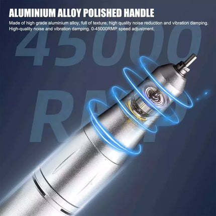Rechargeable Electric Nail Drill Machine - Professional Portable Nail 45000RPM