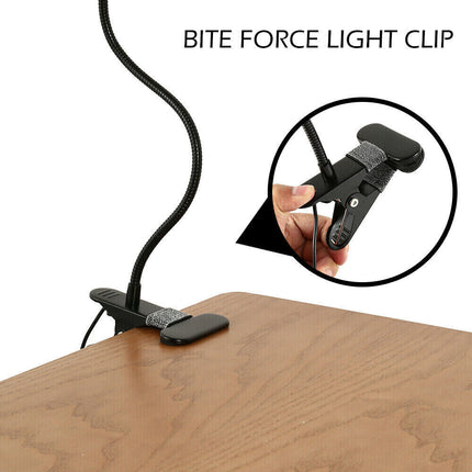 80 LED Adjustable Clip On Desk Lamp USB Flexible Night Reading Study Table Light