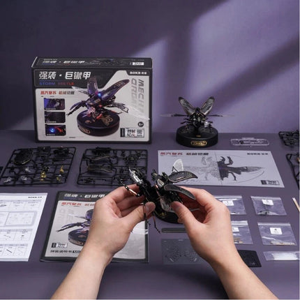 Storm Beetle DIY Moveable 3D Plastic Puzzle Series Steampunk Gift for Adult