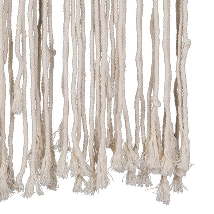 Macrame Beaded Curtain Door Curtains Boho Wedding Backdrop Decor Beige 90x180cm