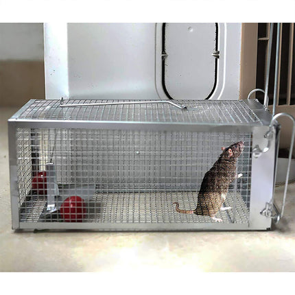 Humane Rat Trap Cage Live Animal Catch Pest Rodent Mice Mouse Bait Control Box