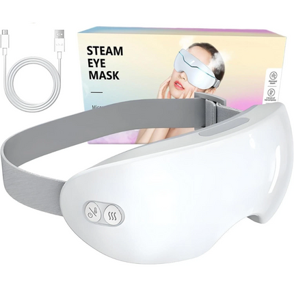 Steam Therapy Mask, Smart Hot Steam Eye Mask for Dark Circles Dry Eyes Relief