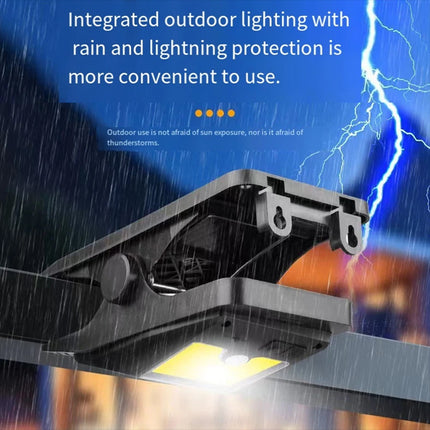 Solar Motion Sensor Clip on Light LED Outdoor Camp Tent Portable Emergency Light  （Yellow Light））