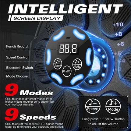 Boxing Machine With Bluetooth Connected Music Playback Smart Display 9 Modes