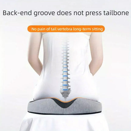 Memory Foam Seat Cushion Breathable Comfort Pad Sedentary Office Chair Support