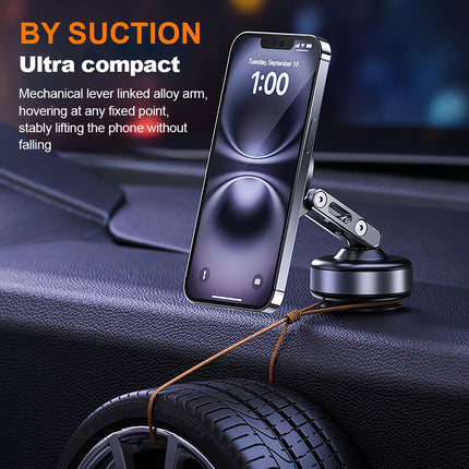 Electric Vacuum Suction Car Phone Mount 360° Rotation Phone Holder ES