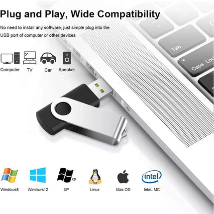 5Pack USB 2.0 Flash Thumb Drives USB Flash Drives Memory Stick 8G Pen Storage Stick