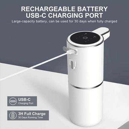 Automatic Soap Dispenser 380ML Rechargeable Touchless Foam Soap Dispenser 4 Leve