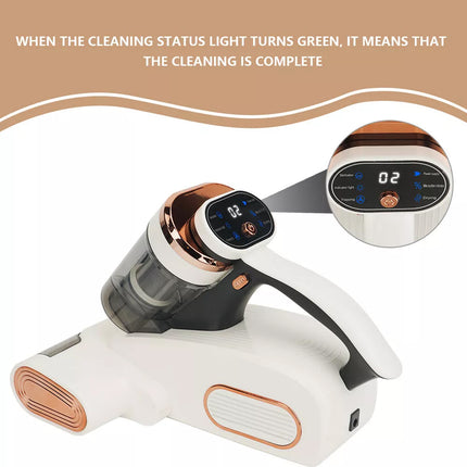 Cordless Mite Remover Upgraded Home Bed Handheld UV Deep Mattress Vacuum Cleaner