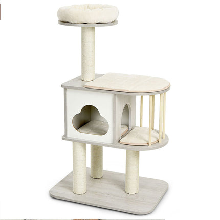 Cat Tree Tower Pet Condon House Bed Sisal Scratcher Posts Furniture