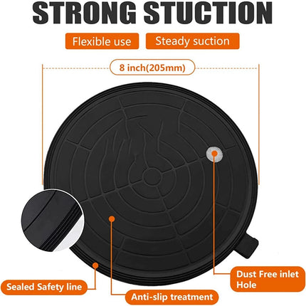 2x 8'' 500kg Vacuum Suction Cup Glass Lifter Granite Sucker Pump Lift Heavy Duty