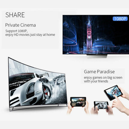 For Chromecast Google Wireless HDMI-Compatible HD Display Media Streaming Video