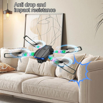 Drone with 2 Camera WiFi Foldable Quadcopter Live Video Drone RC Aircrafts Toys