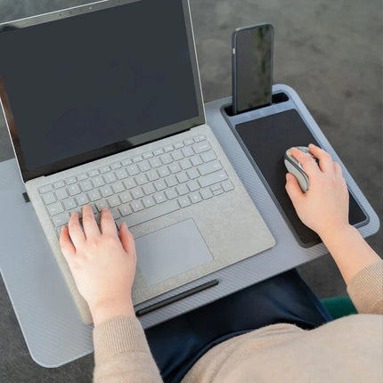 Multifunctional Portable Bed Tray Lap Desk with Cushion Table Desk Station