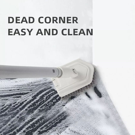 Long Handled Floor Scrubbing Brush Shower Cleaning Brush for Tubs, Tiles, Glass