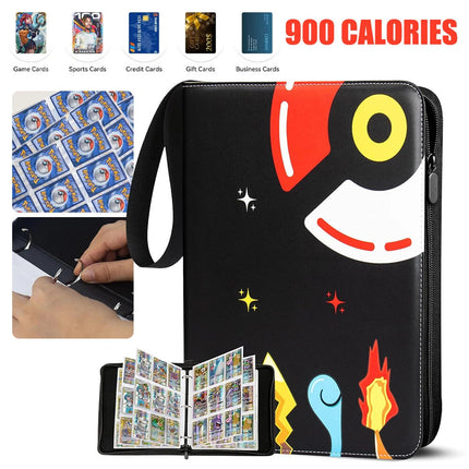 900 Pokemon Trading Card Binder Album Book Game Cards Collectors Holder Case