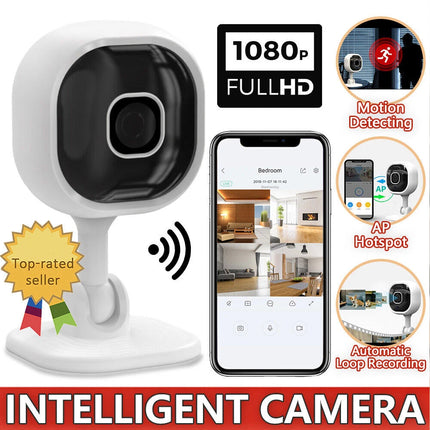 1080P Indoor Security Camera Monitor Night Vision Baby Wireless IPWiFi Smart